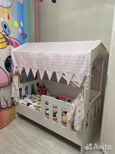 Детская кровать домик новая