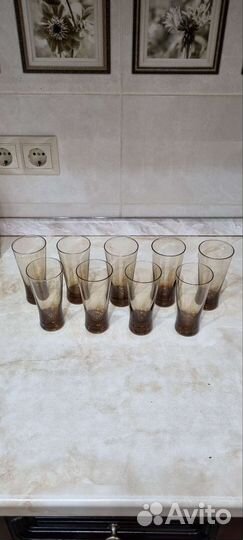Стаканы карамельное стекло СССР