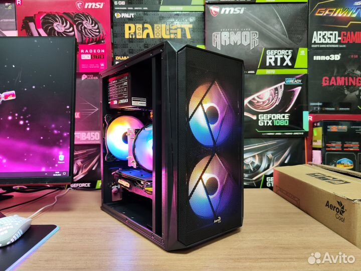 Новый игровой пк Intel Core i3-10100f/GTX1660Super