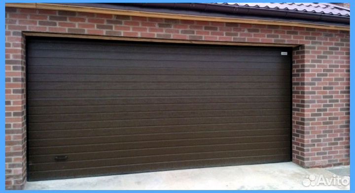 Автоматические секционные гаражные ворота