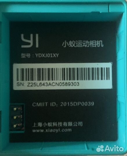 Action-камера YI, модель ydxj01XY