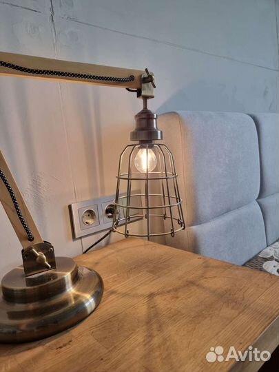 Лампа дизайнерская настольная лофт