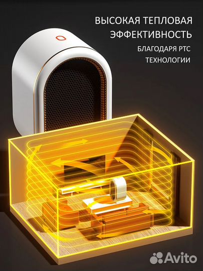 Обогреватель электрический тепловентилятор новый