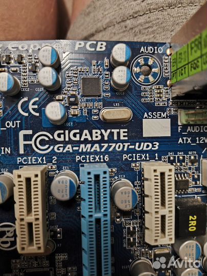 Материнская плата gigabyte с процессором amd