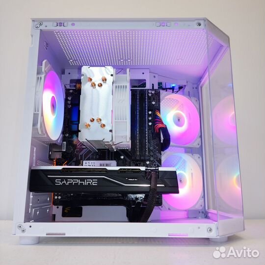 Игровой пк Ryzen 5600 + RX 580 8gb + 16gb RAM + M2