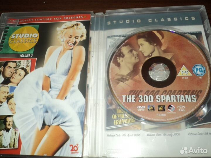 300 Спартанцев 1967 год. (DVD 2 регион)