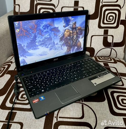 Ноутбук Acer 5551G 4 ядра 8 Гб и SSD