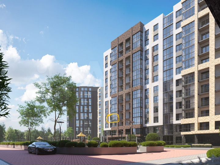 2-к. квартира, 60,5 м², 9/12 эт.