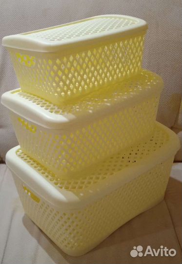 Корзинки с крышками