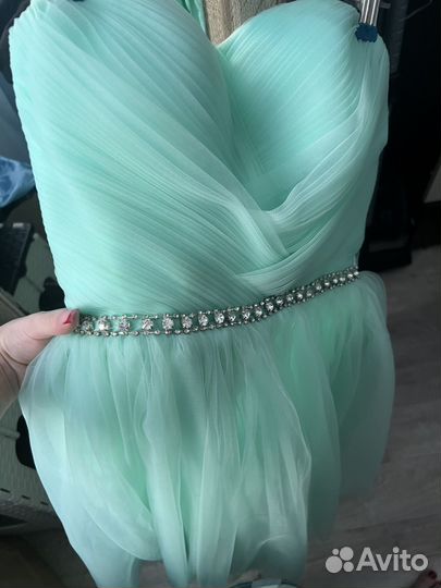 Вечернее платье на корсете