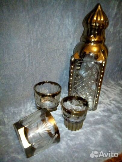 Штоф и рюмки из хрусталя (подар. набор)