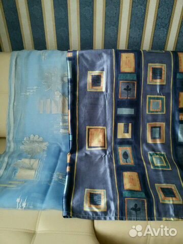 Комплект штор с декоративными подушками