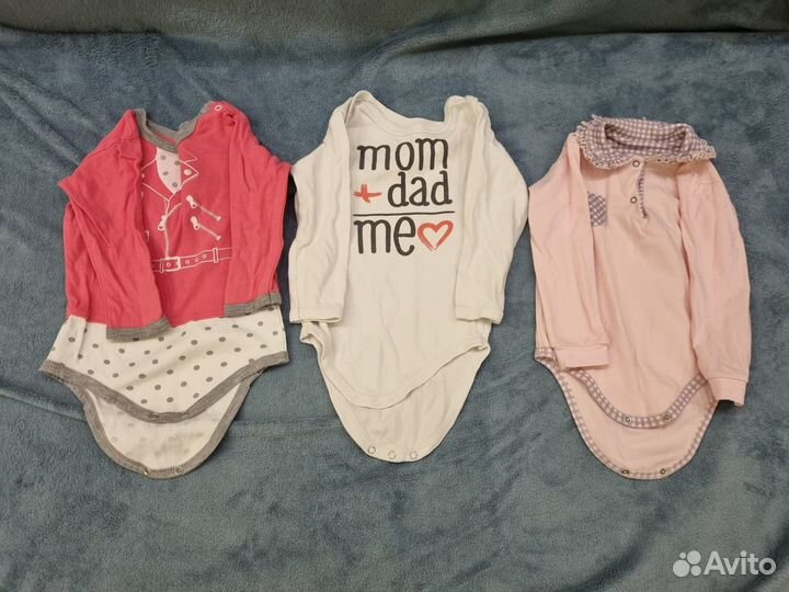 Боди для девочки/мальчика крошкая 86-92