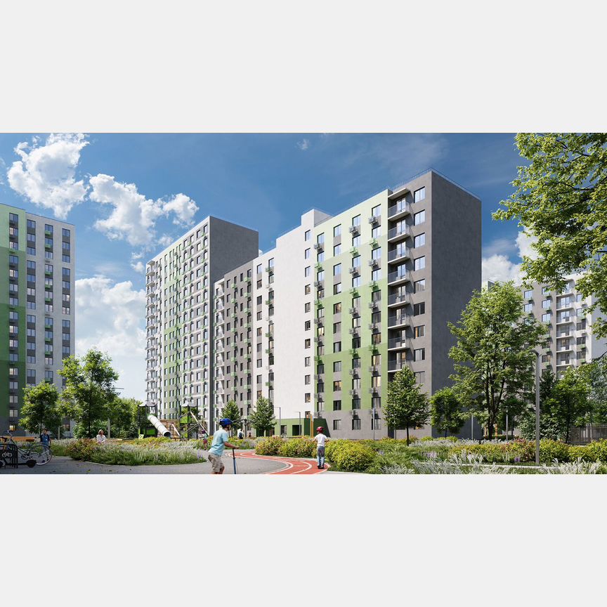 Квартира-студия, 24,1 м², 3/16 эт.