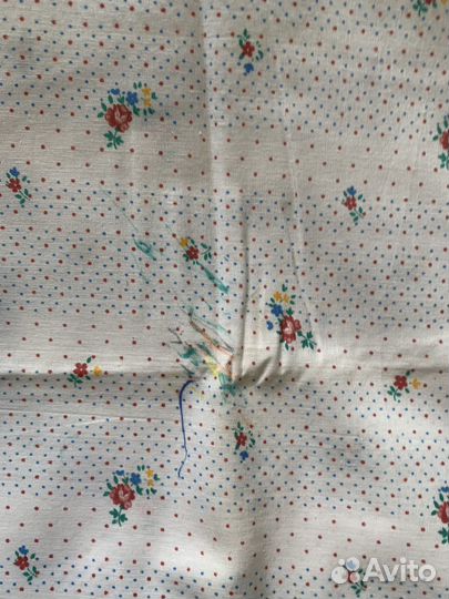 Отрез ткани хлопок СССР