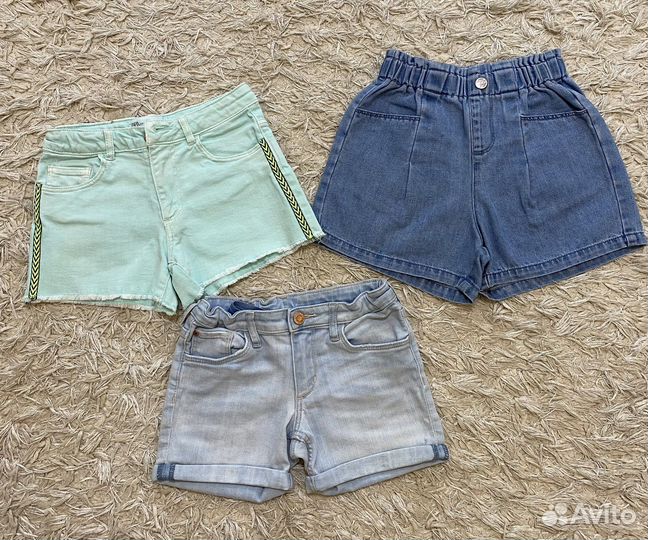Шорты для девочек 128-134
