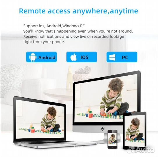 Wi-Fi камера видеонаблюдения купольная уличная