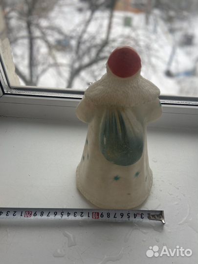 Дед мороз СССР плассмассовый