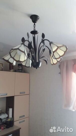 Люстры потолочные б/у