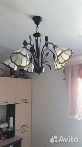 Люстры потолочные б/у