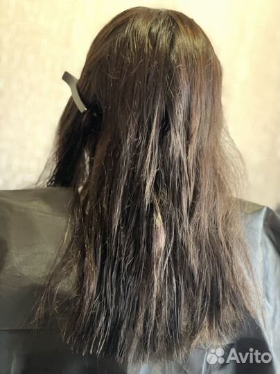 Кератиновое выпрямление волос,ботокс, модель