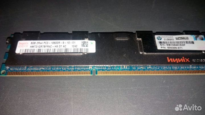 Dimm, DDR, DDR2, DDR3 обычная серверная