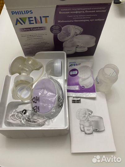 Молокоотсос avent электрический