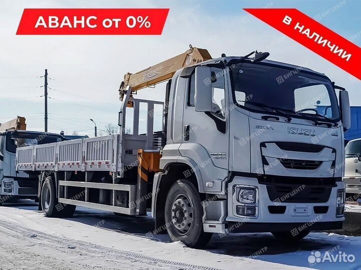 Бортовой грузовик Isuzu Giga (C-series) с КМУ XCMG, 2024