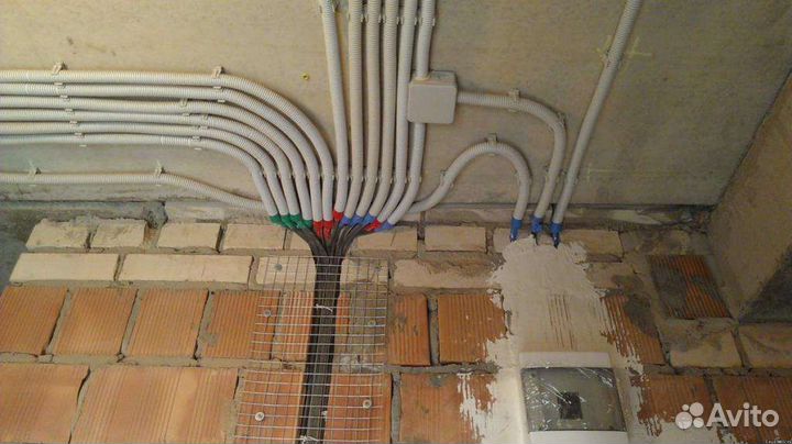 Электромонтаж, замена проводки. Штробление стен