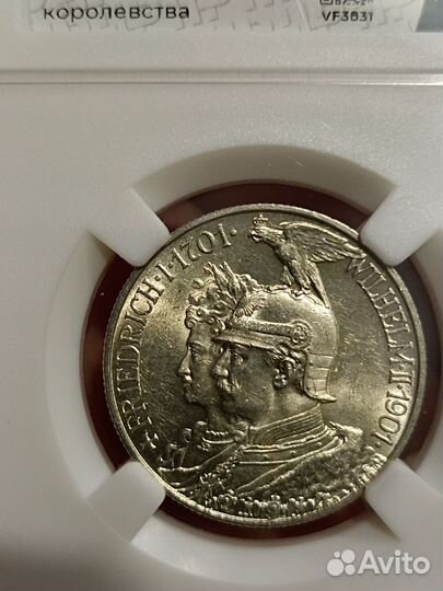 2 Марки 1901года Германия Пруссия слаб HPP ms62