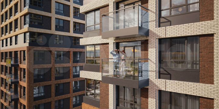 2-к. квартира, 60,6 м², 12/21 эт.