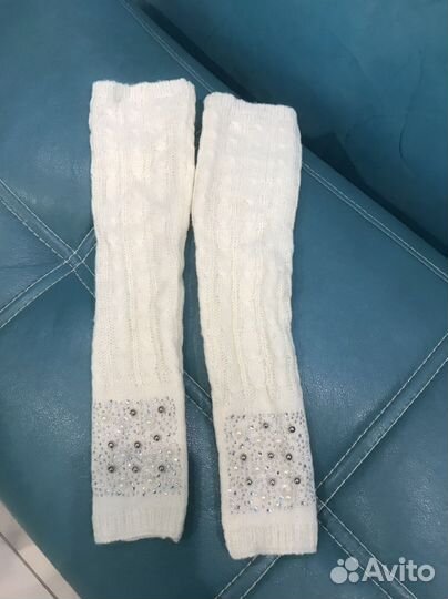 Перчатки митенки 2 разных пары