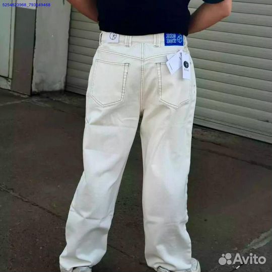 Джинсы Polar Big Boy широкие унисекс (Арт.18618)