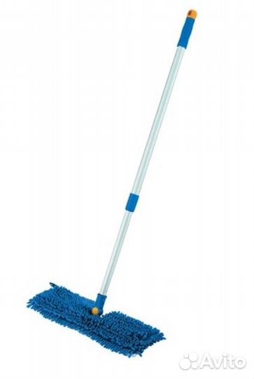 Швабра двусторонняя 40 см, алюминиевый телескопиче