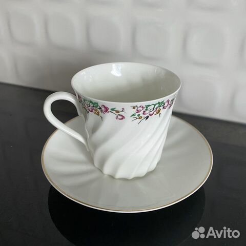 Кофейная чашка, блюдце Лфз