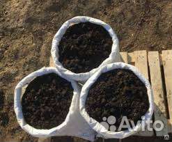 Земля чернозем в мешках