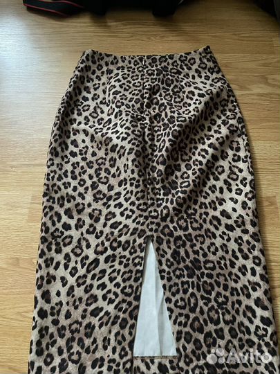 Юбка карандаш lime леопард