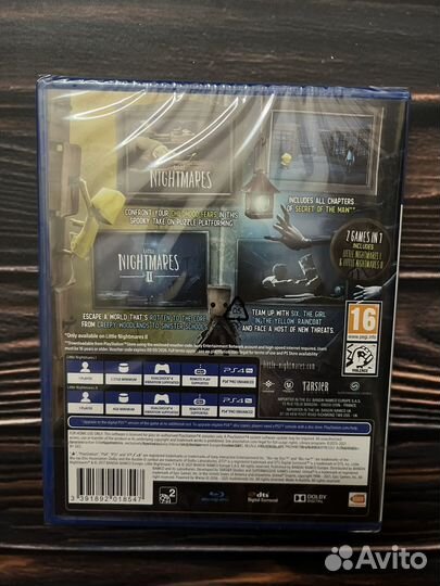 Little nightmares 1 + 2 ps4 диск