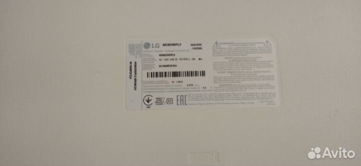 Телевизор SMART LG- 49UK6390PLG