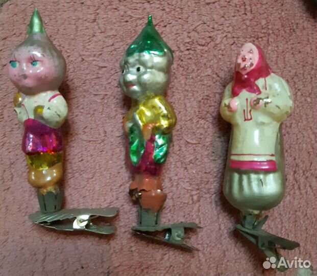 Елочные игрушки СССР в реставрацию