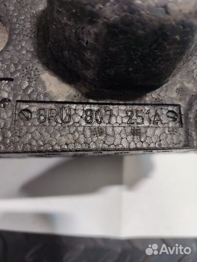 Volkswagen polo 5 абсорбер заднего бампера