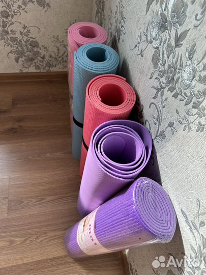 Коврик пенка новый для йоги и фитнеса