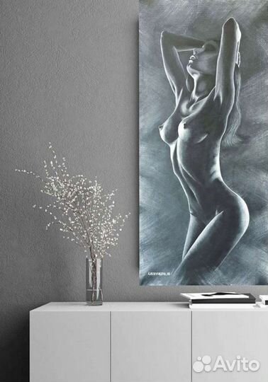 Картина ню Девушка эротик nu