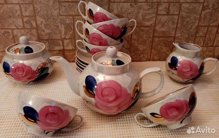 СССР. Дулево. Чайный сервиз на 6 персон