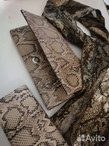 Клатч, кошелёк и шарф