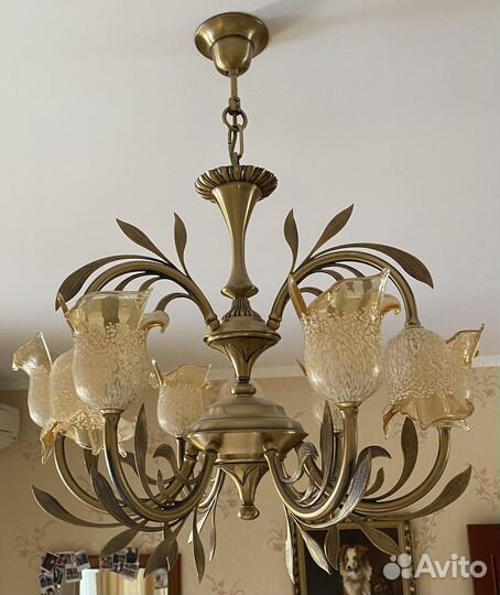 Люстра муранское стекло Италия