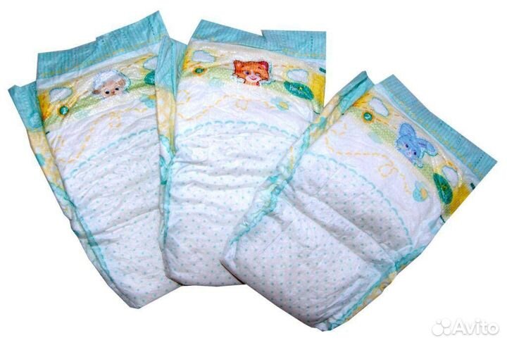 Подгузники baby diapers 3 шт