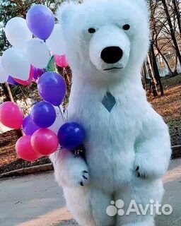 Белый мишка поздравление