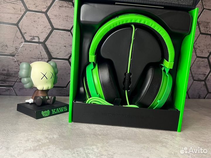 Razer blackshark v2 зеленые наушники