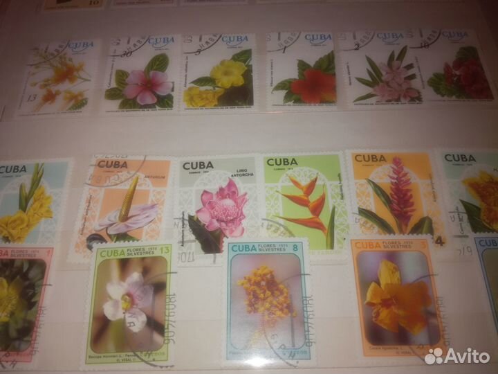 Марки,Цветы и растения